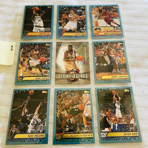 Lot of 9 BASKETBALL SPORTS CARDS. - Picture 8 of 8
